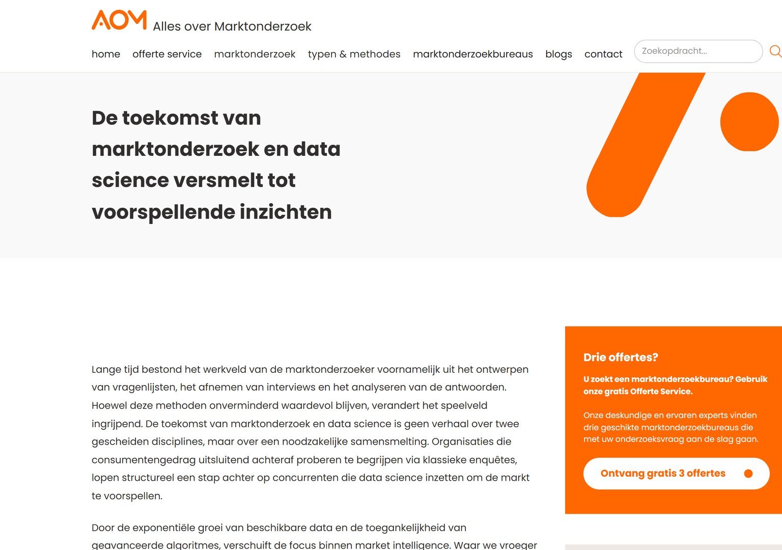 The May 19, 2026 article on Alles over marktonderzoek
