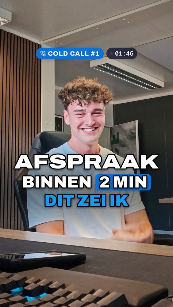 Omslag van de video: afspraak binnen 2 minuten, dit zei ik