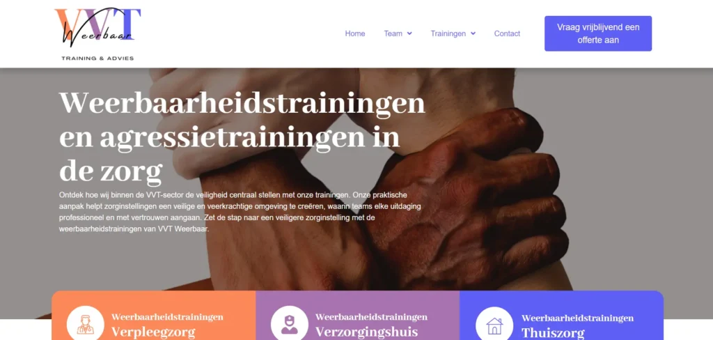 Website VVT weerbaar