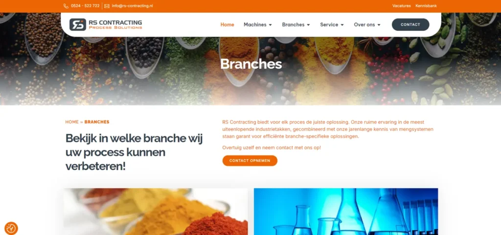 Branches pagina RS Contracting