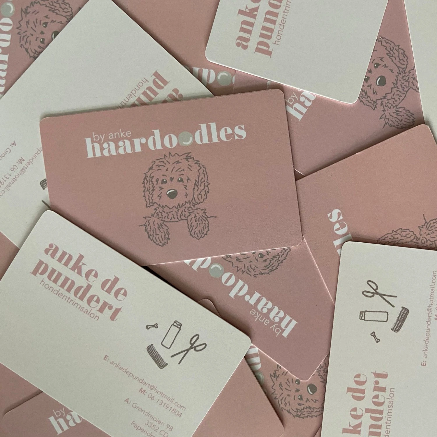 Haardoodles visite kaartjes 2