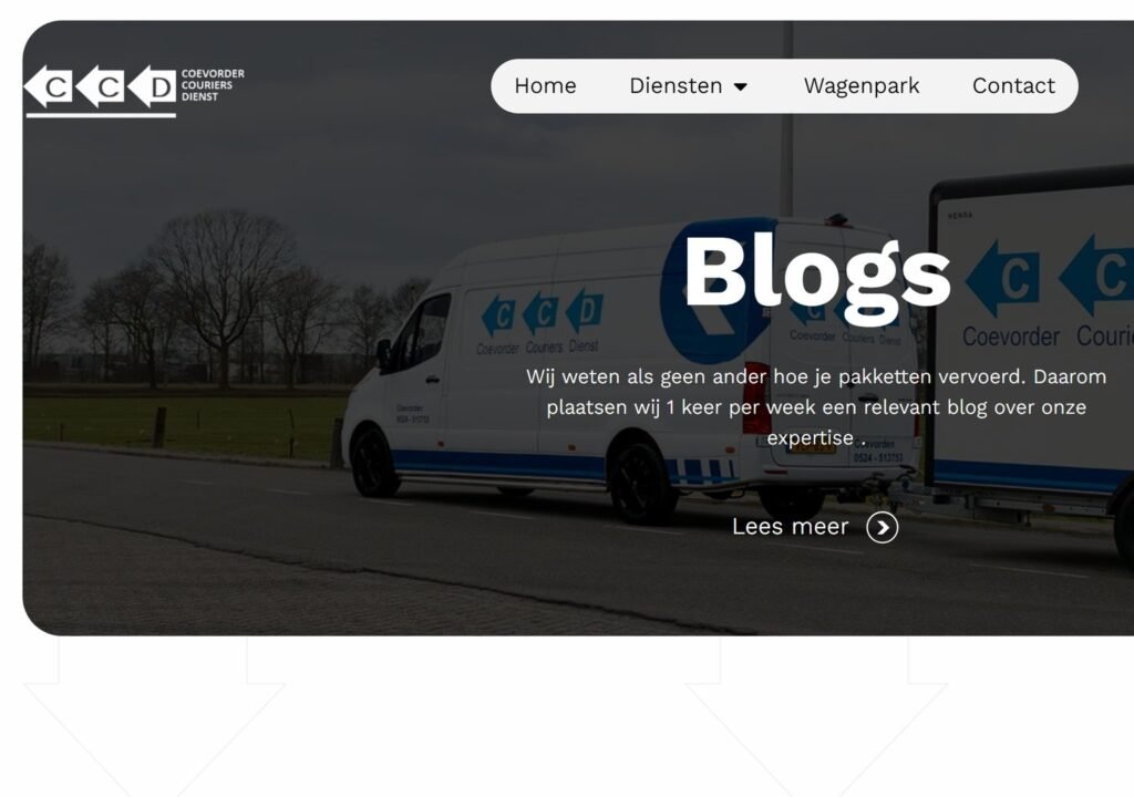 De blogpagina van CCD